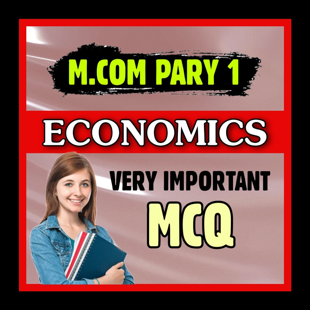 Mumbai University IDOL Economics M.Com Part 1 MCQ PDF | Economics mcq questions and answers pdf