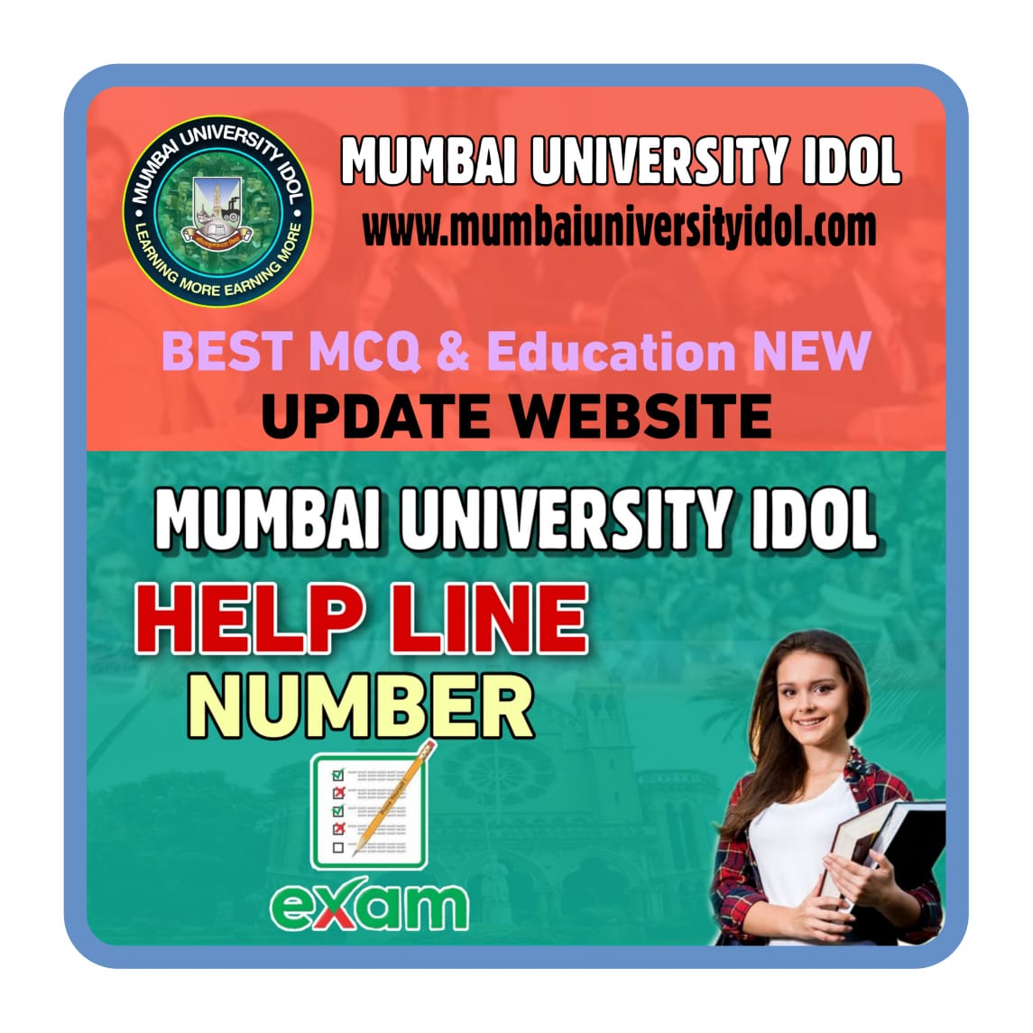 Mumbai University Help line Numbers