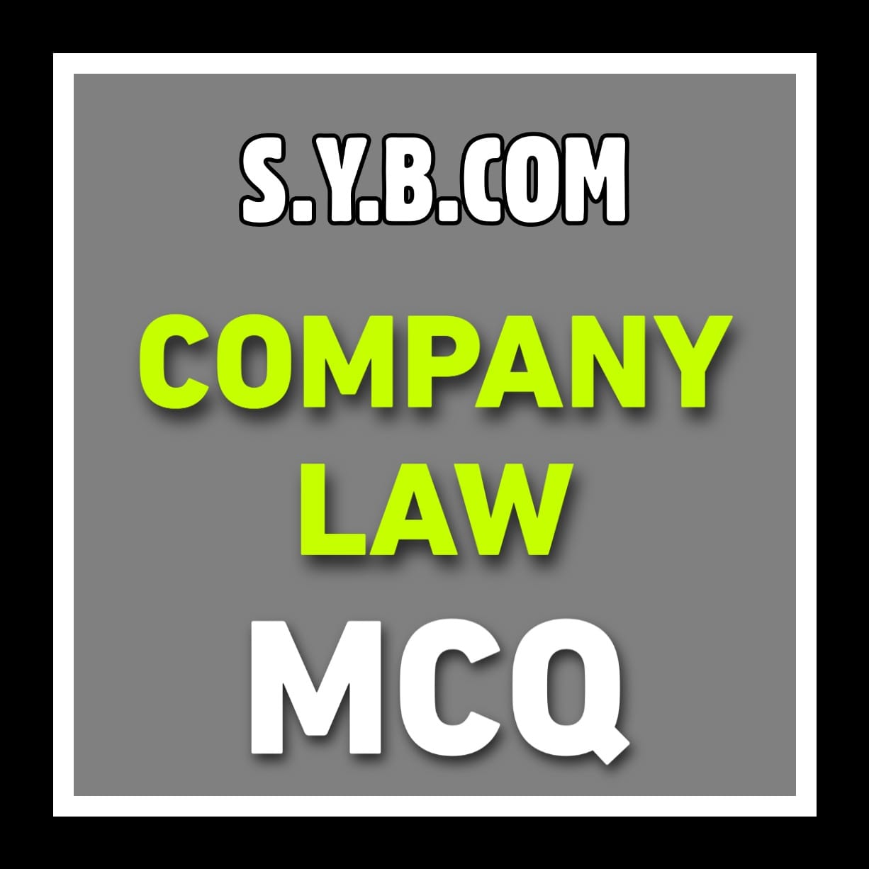 Company Law MCQ PDF | Company Law Mumbai University IDOl MCQ