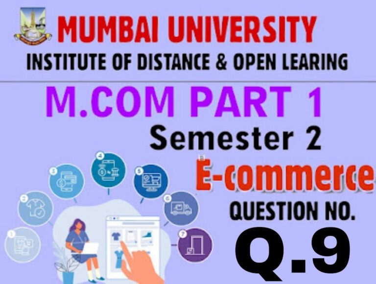 e-commerce sample question paper mumbai university sem 3 pdf